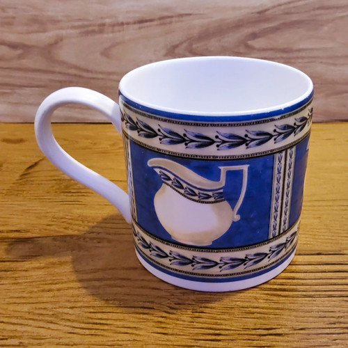 Wedgwood blue creamer - creamer, floral