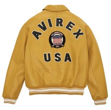 Men Avirex Yellow Bomber