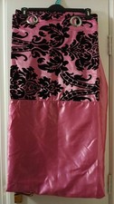 Window Curtains Damask Half Flock Pencil Pleat Fully Lined bedroom Living Door