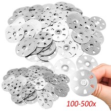 36mm Galvanised Steel Tile Backer Board Washers Discs for Wall & Floor Fixing