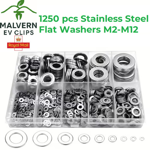 Stainless steel washers flat - stainless,