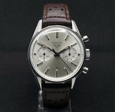 HEUER Carrera 45 ref.3647S 1st exec vintage 1966 Chronograph Valjoux 92 sunburst