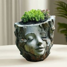 Planter Pot Girl Face