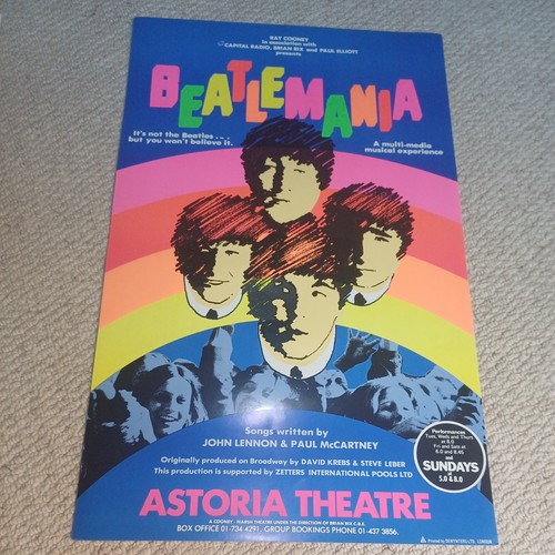 Beatlemania london astoria - beatlemania,