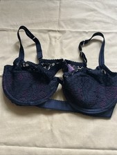 Agent Provocateur Bra Black 36dd lace pattern. Lightly padded. Very light use. 