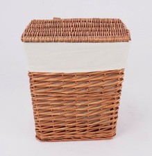 Rectangle Wicker Knitting / Laundry Basket Lid washable Liner