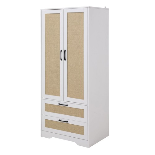 Rattan wardrobe door 2 - 2,