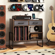 Large Record Player Stand Mid