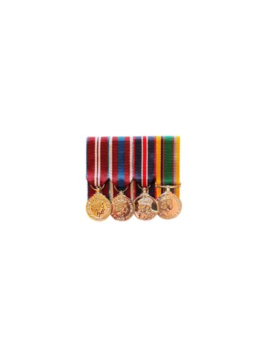 Court mounted miniature - court, medal