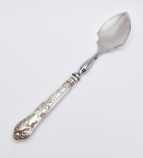VINTAGE STERLING SILVER HANDLED JAM / PRESERVE SPOON Sheffield 1979