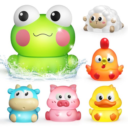 Packs light bath toys for - bath,
