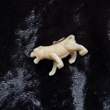 1920s Antique Vintage Japanese Celluloid Lion Charm
