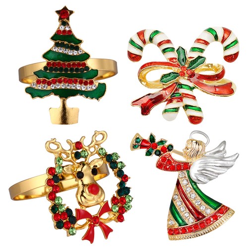 4pcs christmas theme alloy - theme,
