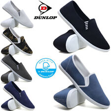 Mens Memory Foam Canvas Shoes Casual Espadrilles Boat Deck Plimsolls Gym Trainer