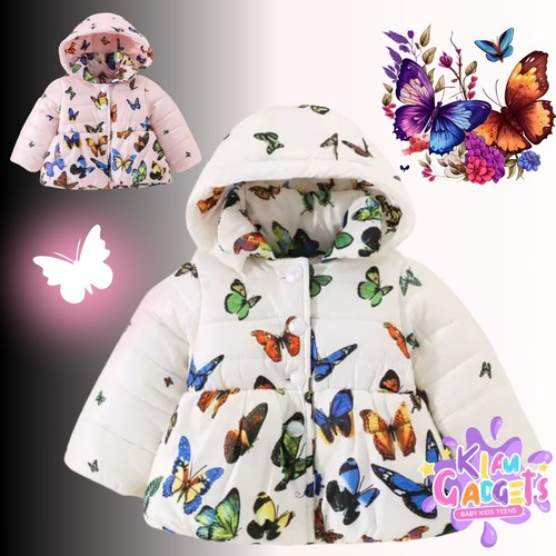 Girls kids winter hooded - girls,