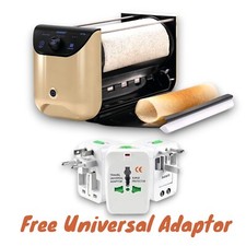 Flip Portable Automatic Dosa Maker Coated Roller Thickness Control 1600W Compact