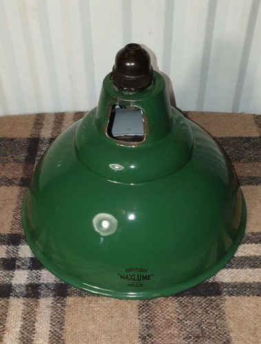 Vintage industrial light shade - vintage,