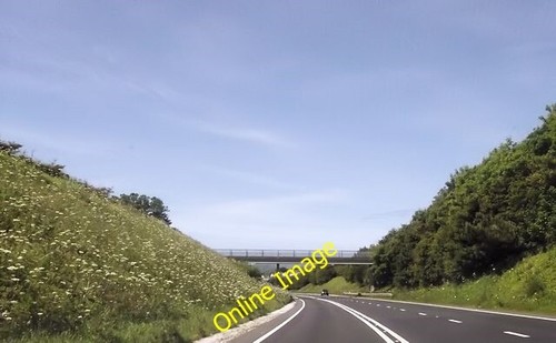 Photo 6x4 treeve lane bridge - lane,