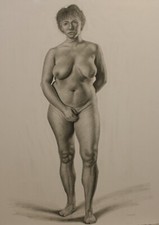 ORIGINAL female nude standing