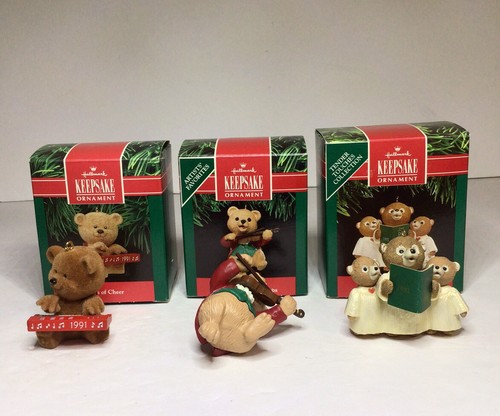 Hallmark bears ornaments notes - ornaments,
