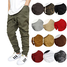 MEN'S TWILL DROP CROTCH JOGGER