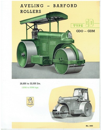 Aveling barford gdo gdm - gdo,
