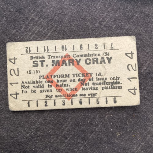 Platform ticket st - , (.