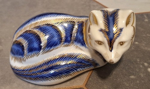 Royal crown derby - crown, fox