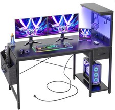 LED Computer Desk 120cm Gaming