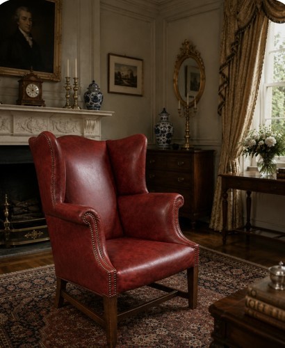 Leather georgian style - leather,