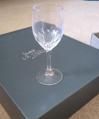 Two cristal durand sherry - cristal, g
