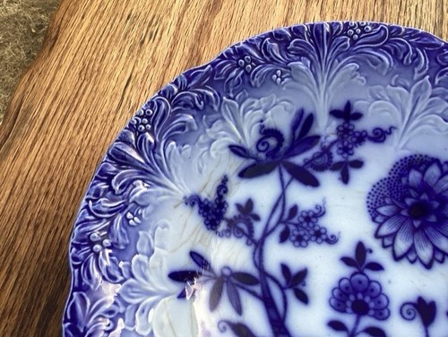 Antique staffordshire blue - staffordshire,