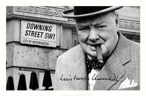 Winston churchill autograph - winston,