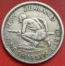 New Zealand ?? 1950 Shilling King George VI