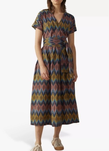Toast ikat midi - dress, 10