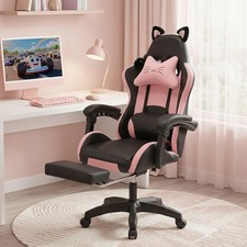 Gaming Chair with Cat Ears for