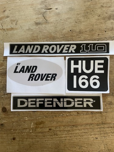 Defender grill stickers badge - defender,
