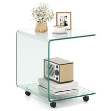 Shaped end table - end, modern