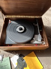Stereo Mono Turntable Gold ring Lenco GL69 Superb Walnut Box Vintage Retro 