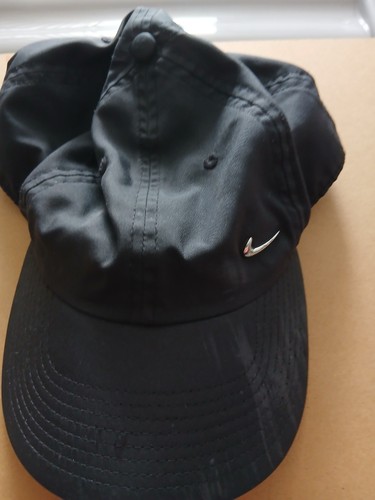 Black nike swoosh cap - black,