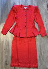 Vintage courtenay red silk - vintage,