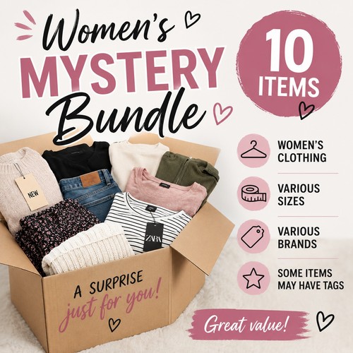 Womens 10pc mystery bundle - 10pc,