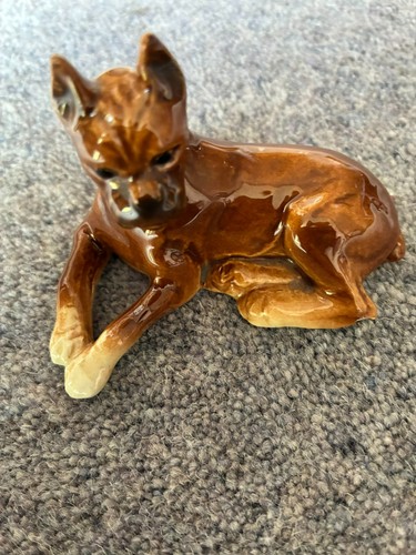 Vintage goebel boxer - boxer, dog