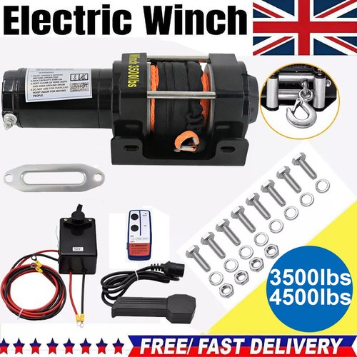 3500lb electric winch 12v - electric,
