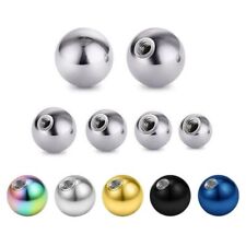 1,2MM 1,6MM PIERCING BALL SURGICAL STEEL REPLACEMENT BALLS LABRET 2MM-8MM