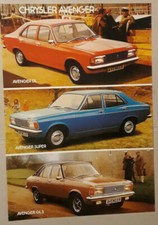 Chrysler avenger leaflet - avenger, /