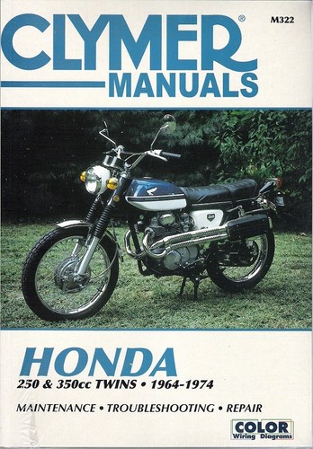 Printed book honda cb250 - honda,