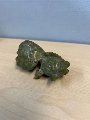 Antique soapstone carved fish - soapstone,