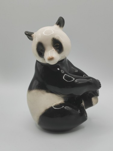 Ussr lomonosov seated panda - lomonosov,