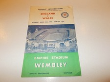 England  v  Wales  1957